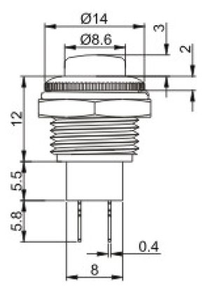 按鈕開關(guān)R0196結(jié)構(gòu)圖